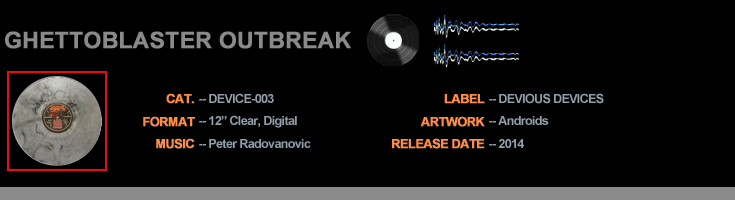Ghettoblaster outbreak Devious Devices